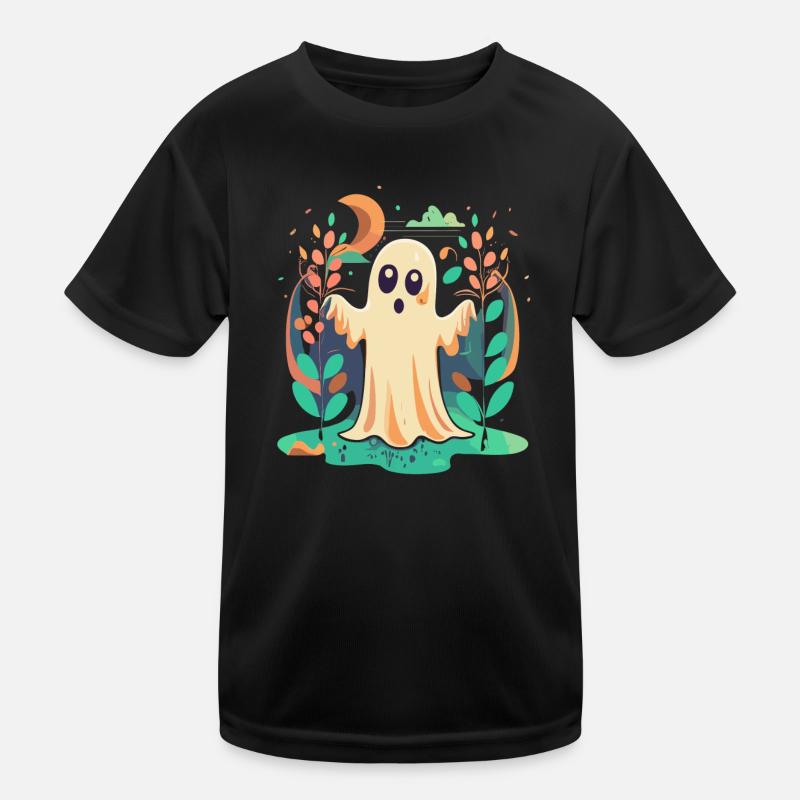 Fantôme d’Halloween T-shirt sport Enfant