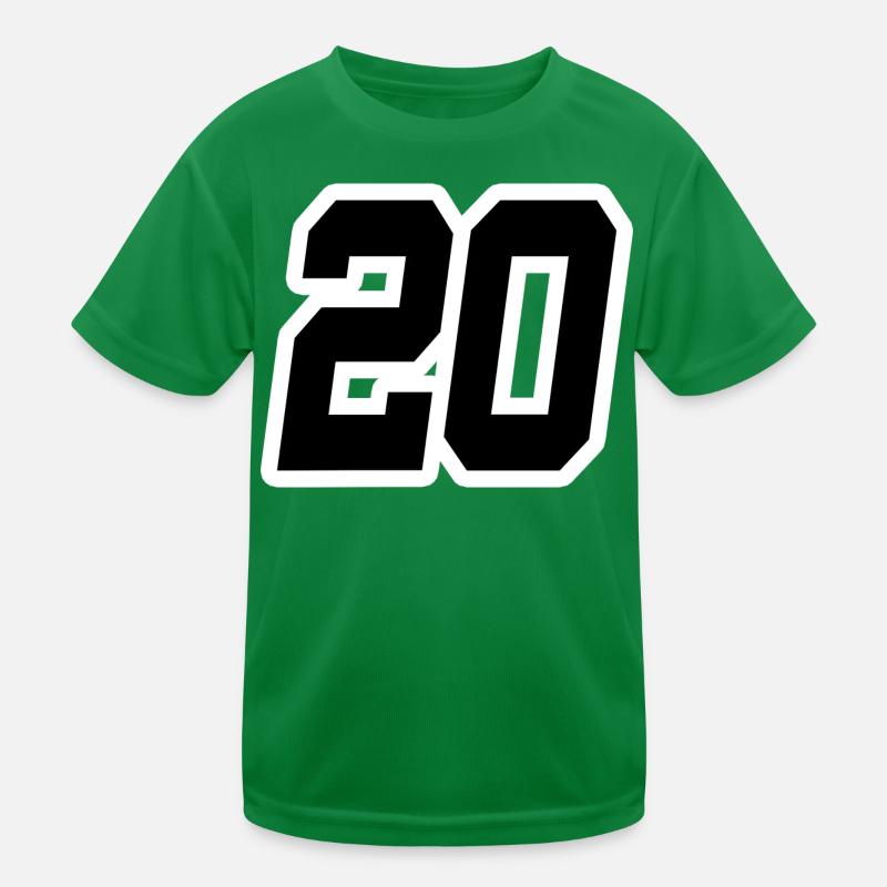 Nummer zwanzig 20 Kinder Funktions-T-Shirt