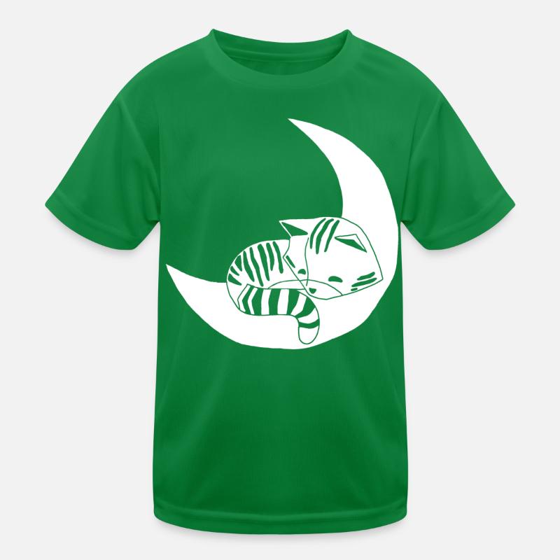 Whimsical kitten Kids Functional T-Shirt