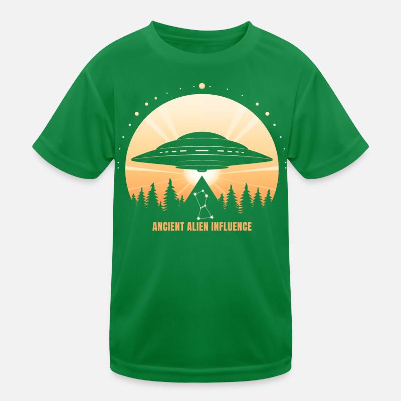 Ancienne influence extraterrestre - OVNI Pyramide d’Orion T-shirt sport Enfant