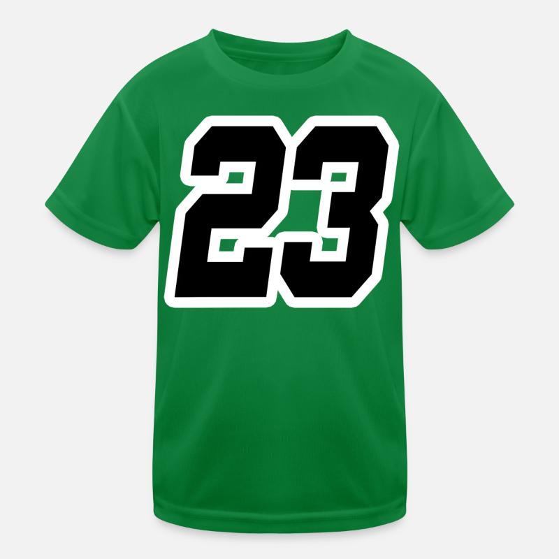 Nummer dreiundzwanzig 23 Kinder Funktions-T-Shirt