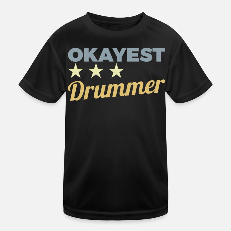 Average drummer Kids Functional T-Shirt