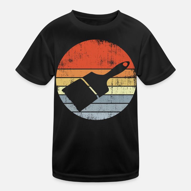 Maler Lackierer Pinsel Kinder Funktions-T-Shirt