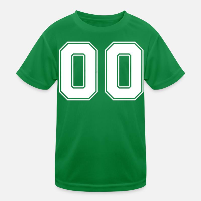 Zahl Null 00 Kinder Funktions-T-Shirt