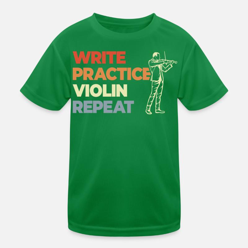 Violon Motivation Look Vintage T-shirt sport Enfant
