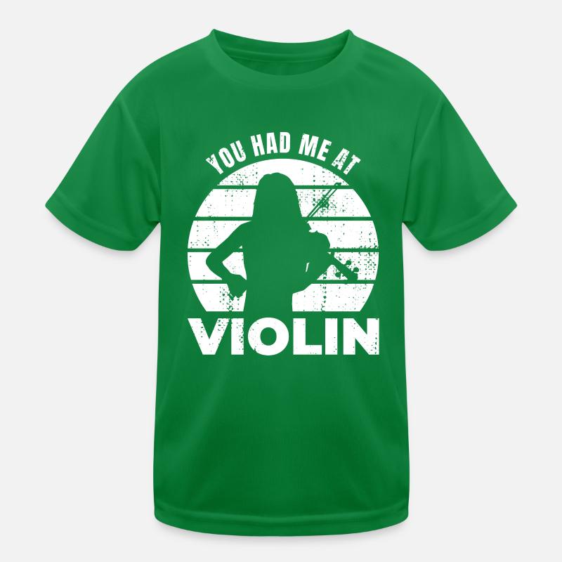 Violinist Saying Kids Functional T-Shirt