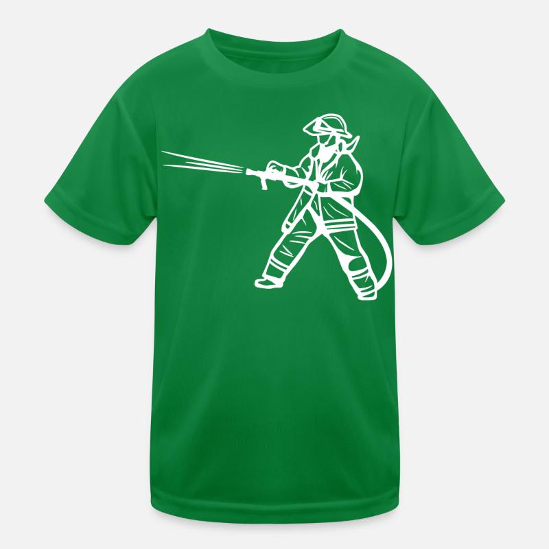Dessin de pompier T-shirt sport Enfant