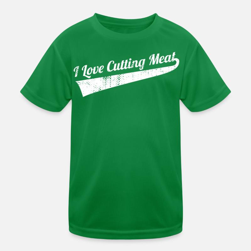 Cutting meat Kids Functional T-Shirt