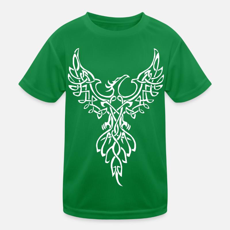 Symbole du phénix blanc T-shirt sport Enfant