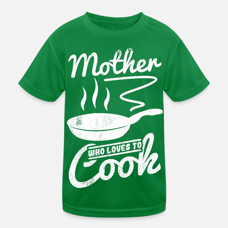 Maman qui aime cuisiner T-shirt sport Enfant