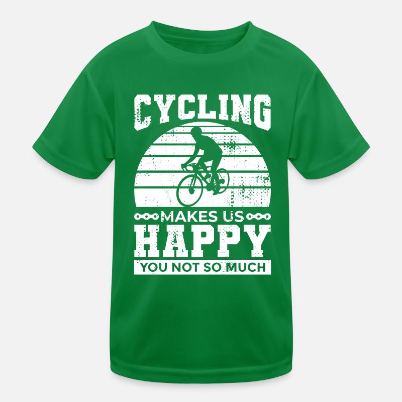 Radfahrer Witz Kinder Funktions-T-Shirt