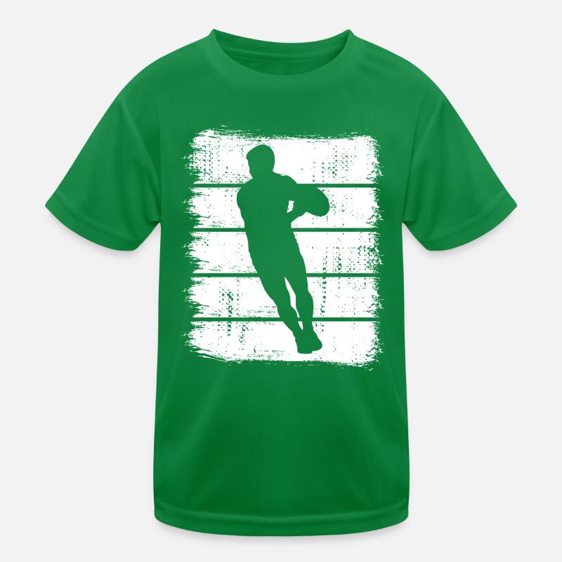 Rugby Sketch Kids Functional T-Shirt