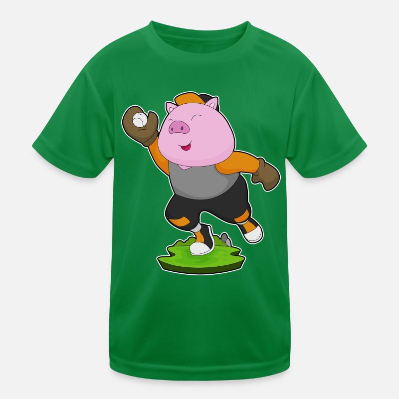 Gant de baseball Pig T-shirt sport Enfant