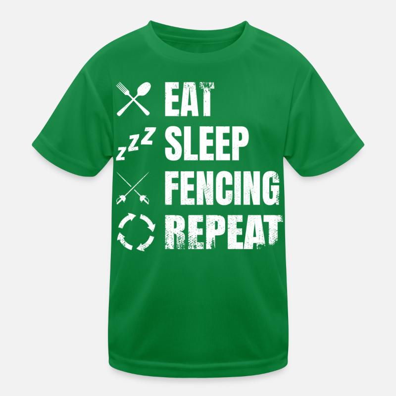 Fechten Tägliche Routine Kinder Funktions-T-Shirt