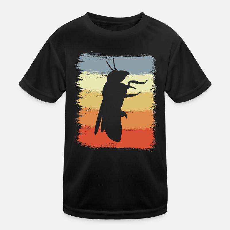 Retro Honigbiene Kinder Funktions-T-Shirt