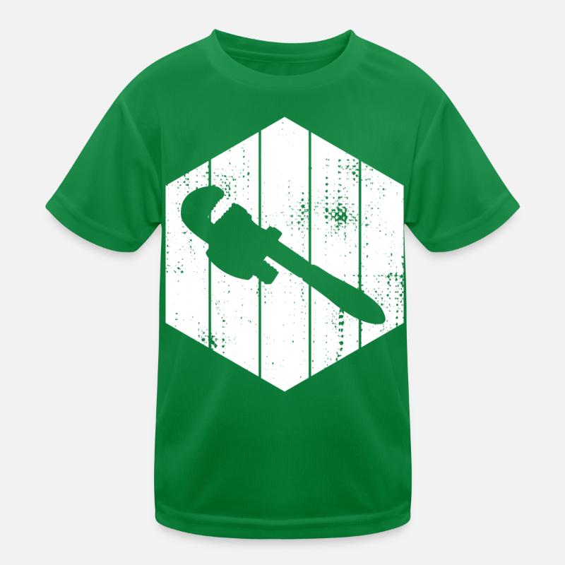 Croquis de clé à pipe T-shirt sport Enfant