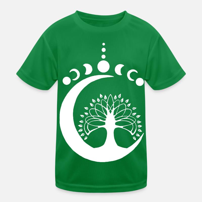 Arbre lunaire blanc T-shirt sport Enfant