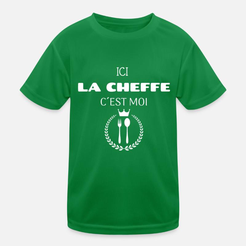 Ici la cheffe c’est moi T-shirt sport Enfant