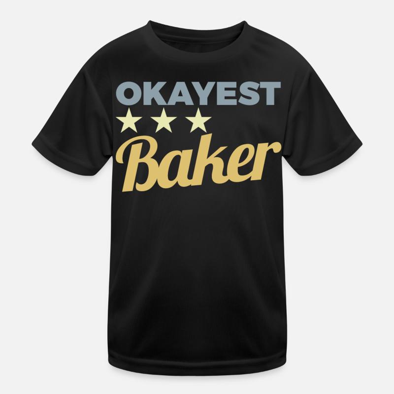 Durchschnittlicher Bäcker Kinder Funktions-T-Shirt