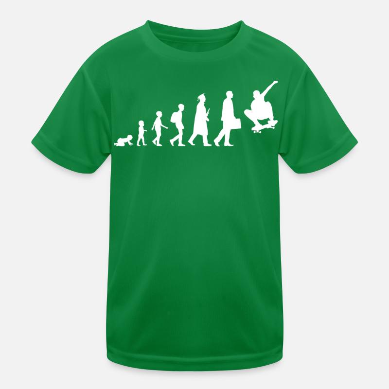 Entwicklung eines Skateboarders Kinder Funktions-T-Shirt