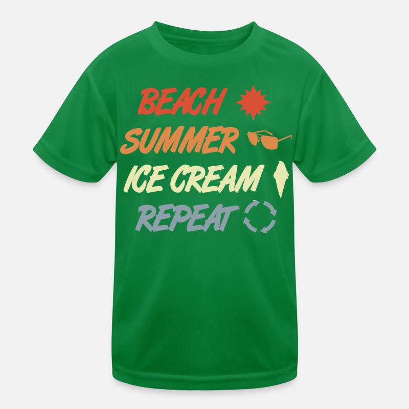 Vintage Eiscreme Spruch Kinder Funktions-T-Shirt