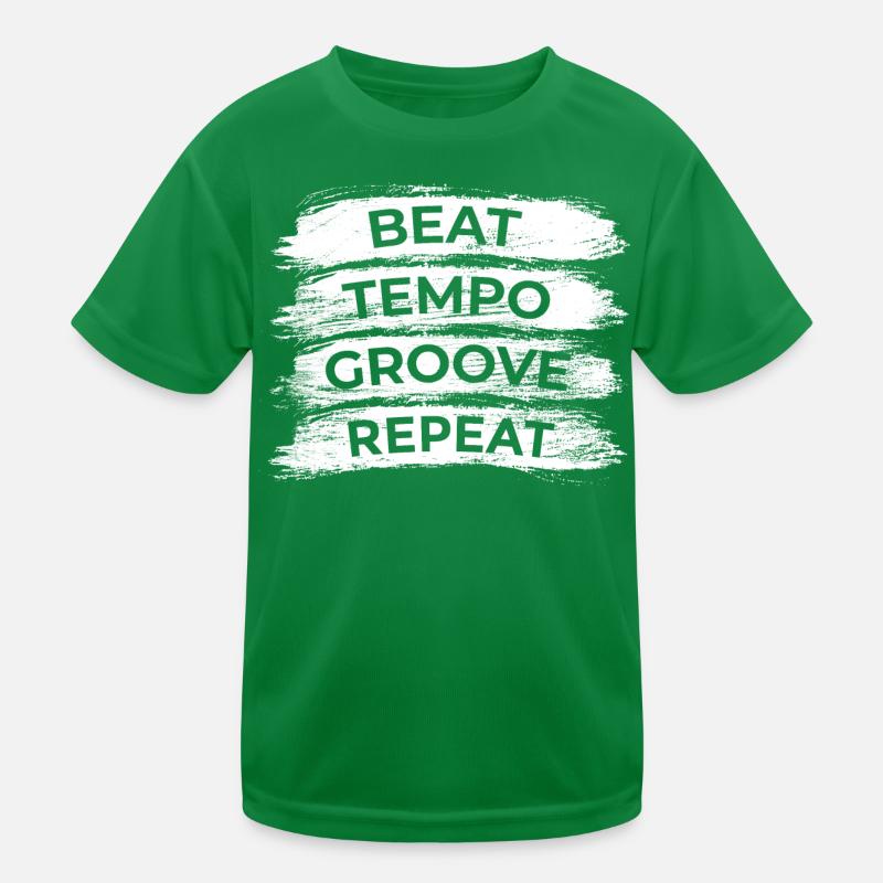Drums Motivation Kids Functional T-Shirt