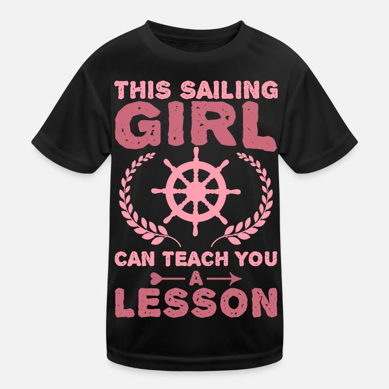 Segel Mädchen Kinder Funktions-T-Shirt