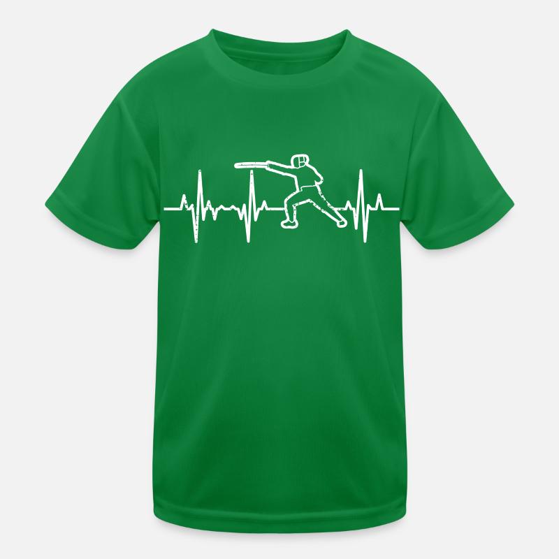 Fencer heartbeat Kids Functional T-Shirt