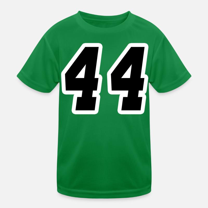Nummer vierundvierzig 44 Kinder Funktions-T-Shirt