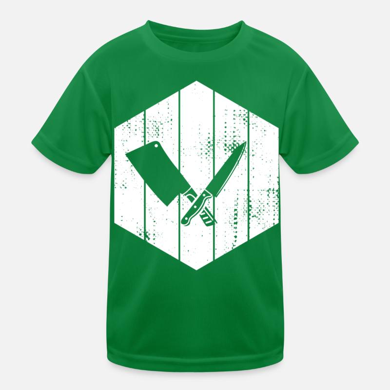 Dessin de couperet de couteau T-shirt sport Enfant
