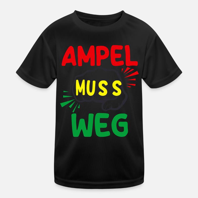 Ampel muss weg Kinder Funktions-T-Shirt