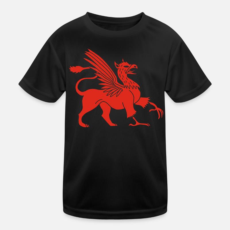 Red Griffin Kids Functional T-Shirt