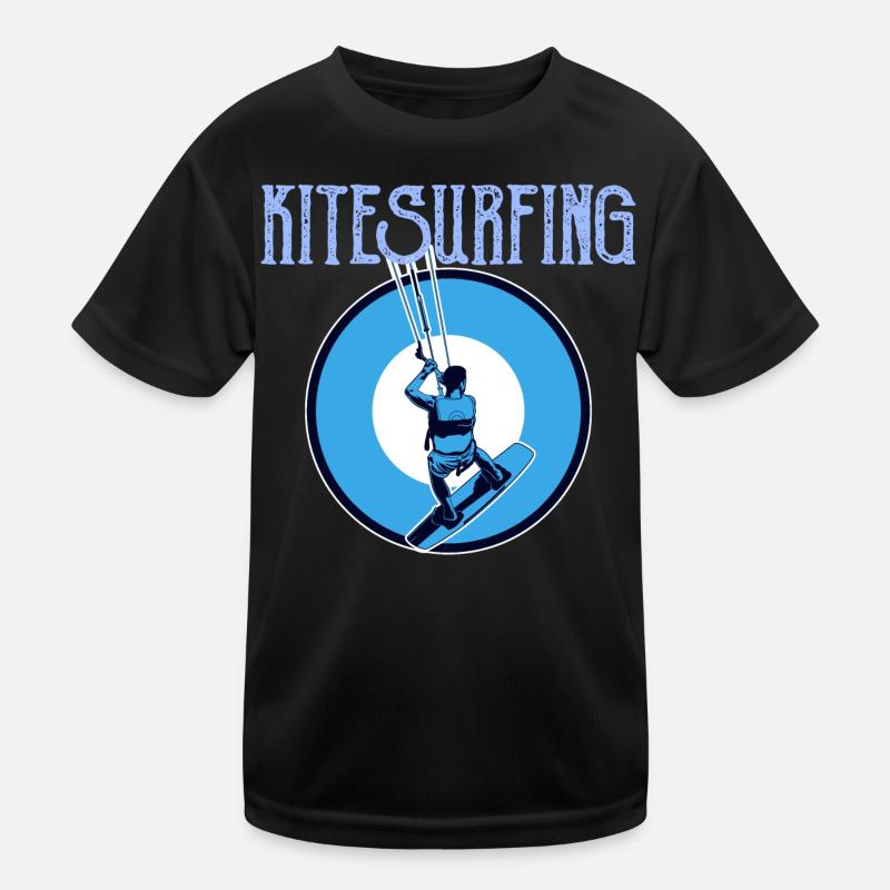 Kitesurfing Kinder Funktions-T-Shirt