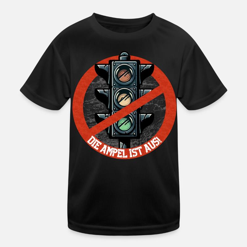 Die AMPEL ist AUS! Kinder Funktions-T-Shirt
