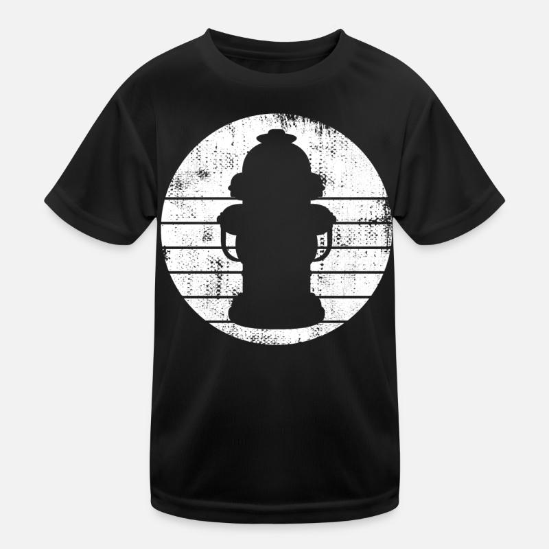 Fire Hydrant Drawing Kids Functional T-Shirt