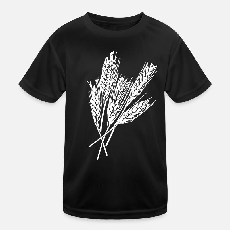 5 Weizen Ähren Kinder Funktions-T-Shirt