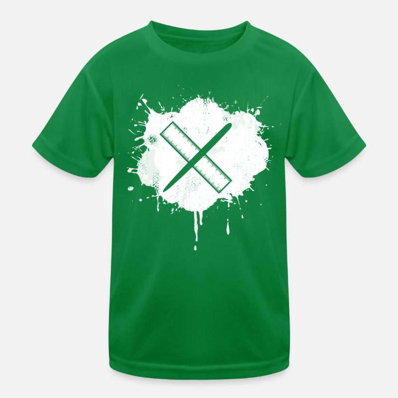Stift Lineal Kinder Funktions-T-Shirt