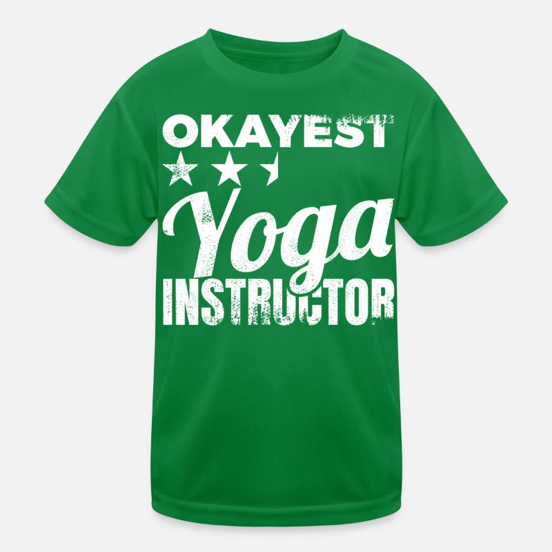 Durchschnittlicher Yogalehrer Kinder Funktions-T-Shirt