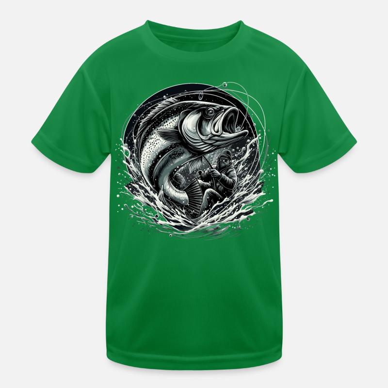 Pêcheur pêcheur dynamique cadeau T-shirt sport Enfant