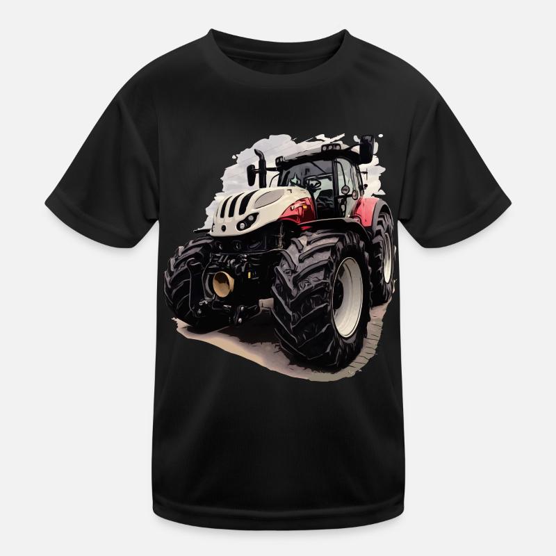 Steyr Traktor Kinder Funktions-T-Shirt