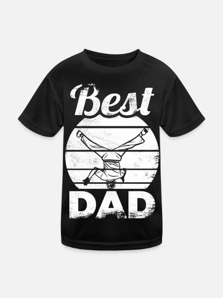 Breakdance Vater - Funktionsshirt til børn - sort