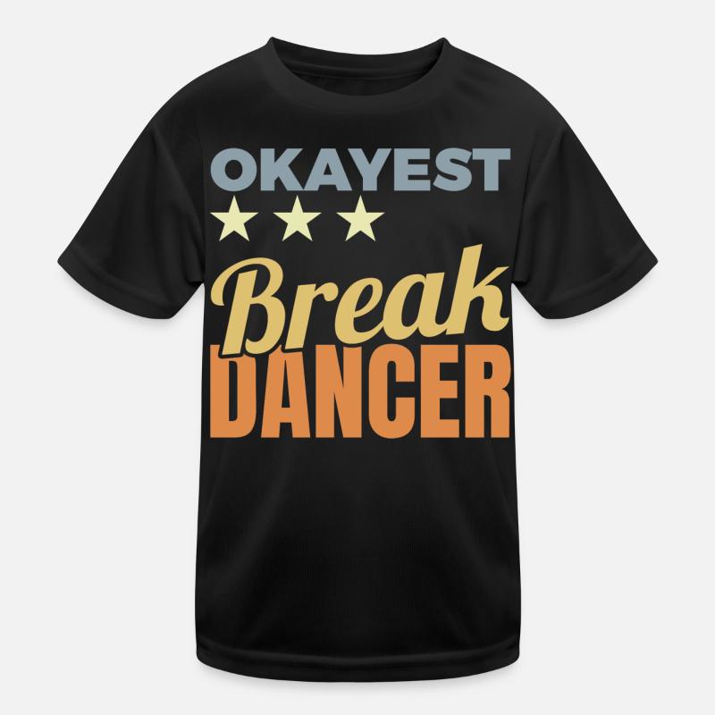 Average Breakdancer Kids Functional T-Shirt