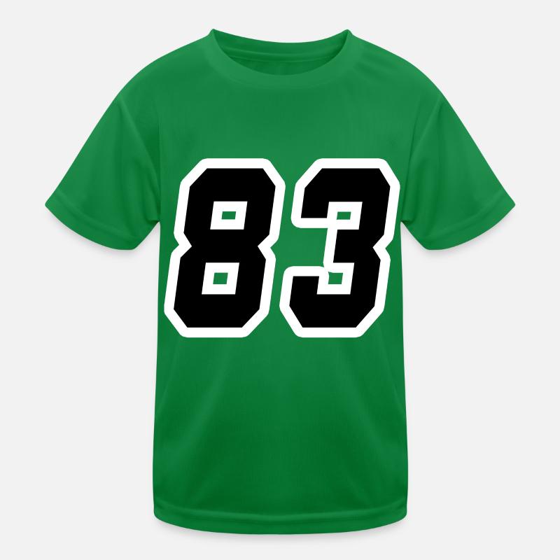 Nummer dreiundachtzig 83 Kinder Funktions-T-Shirt