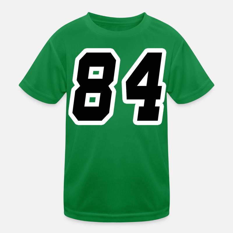 Nummer vierundachtzig 84 Kinder Funktions-T-Shirt