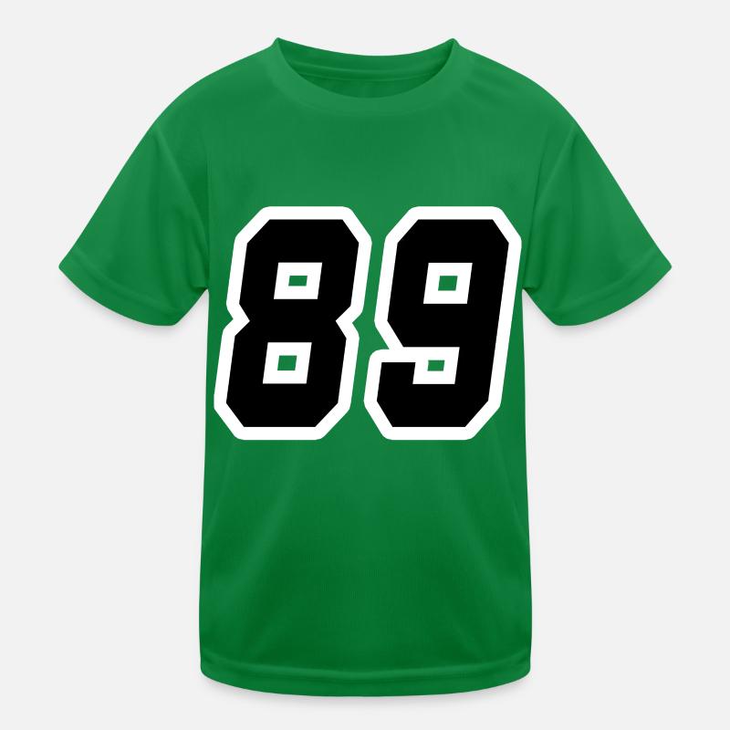 Nummer neunundachtzig 89 Kinder Funktions-T-Shirt
