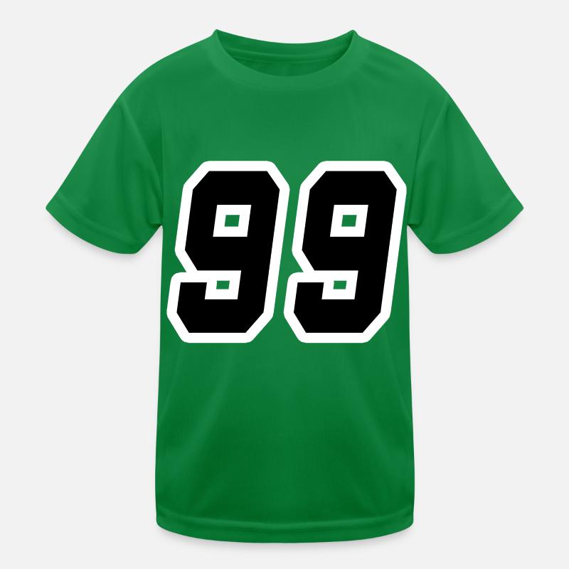 Nummer neunundneunzig 99 Kinder Funktions-T-Shirt