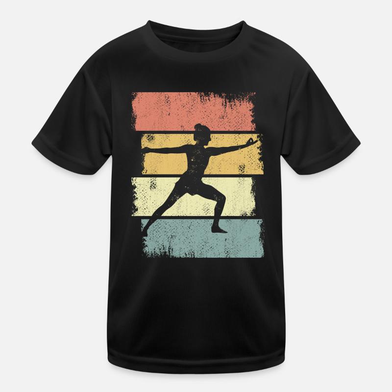 Yogini Sketch Kids Functional T-Shirt