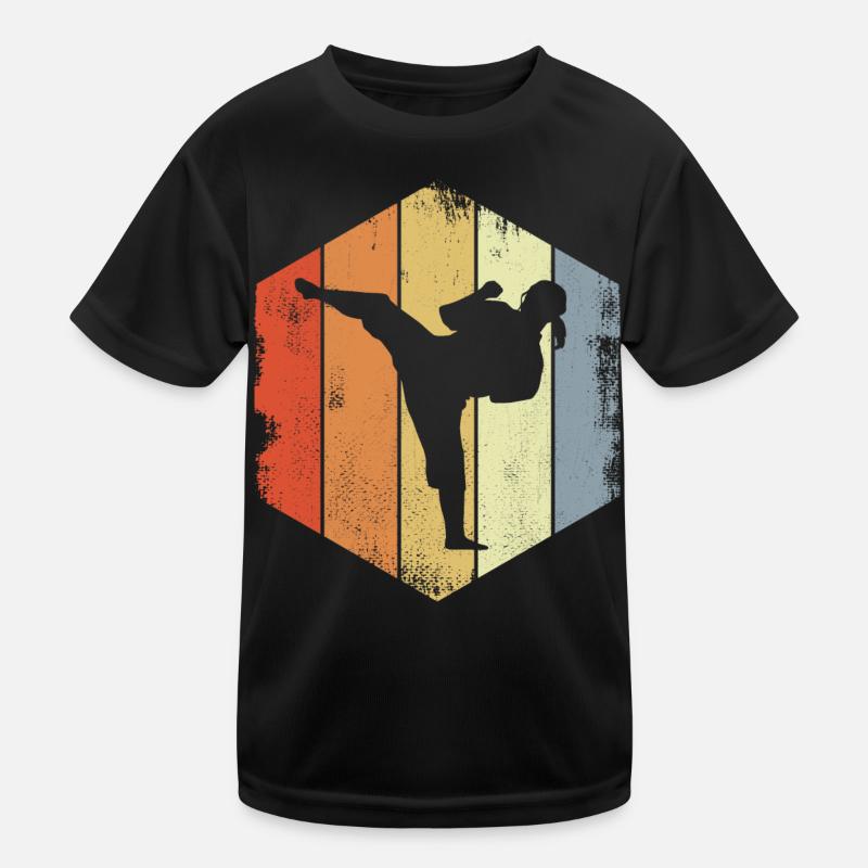 Dessin de fille de karaté T-shirt sport Enfant