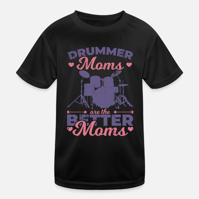Maman batteur T-shirt sport Enfant