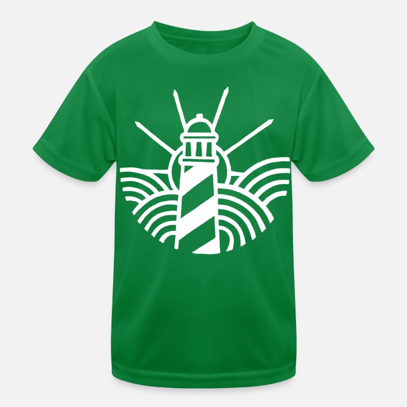 Le phare blanc et l'océan T-shirt sport Enfant